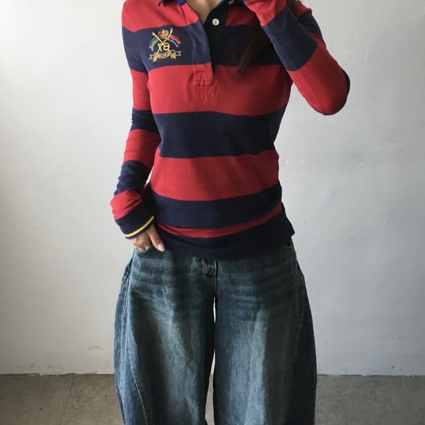 폴로 랄프로렌 스트라이프 롱슬리브