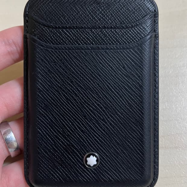 몽블랑 사토리얼 맥세이프 카드지갑 블랙