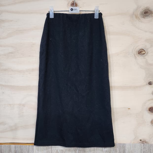 559) 여성 니트 밴딩 미디 스커트