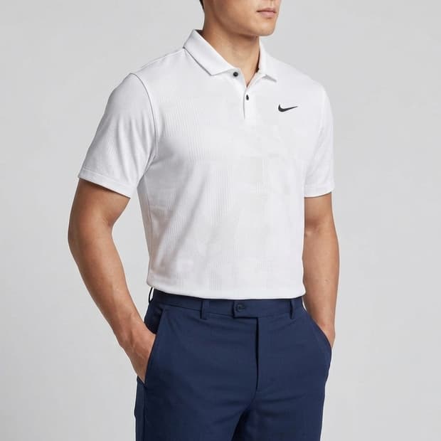 [100]나이키 드라이핏 자카드 골프 카라티