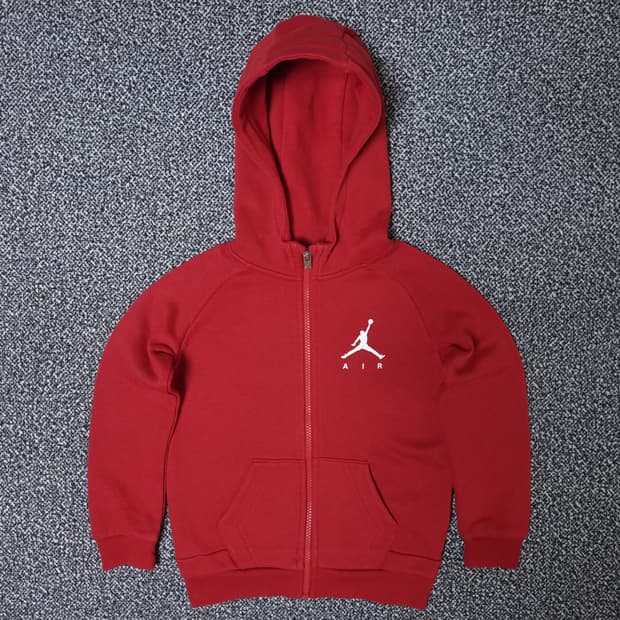 [무료배송][110-115]나이키 키즈 조던 기모 후드 집업