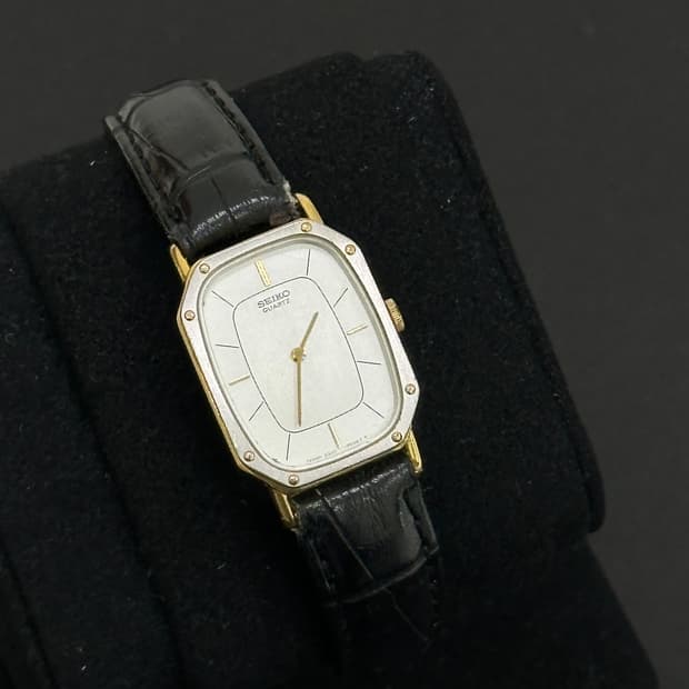 세이코 콤비 옥타곤 쿼츠 시계 