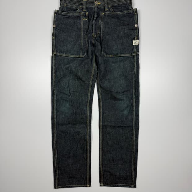 (30) 사사프라스 데님 가드너 팬츠