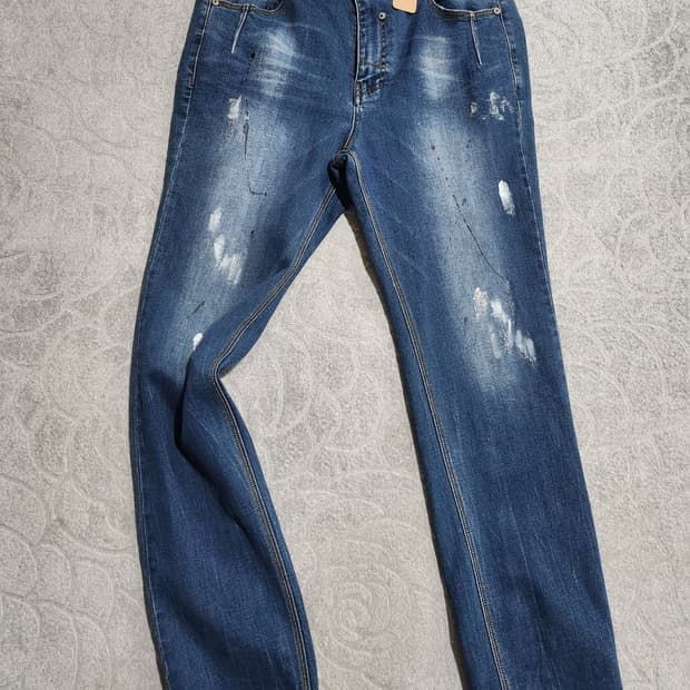 *그린바나나 빈티지 워싱 데님 팬츠 -34