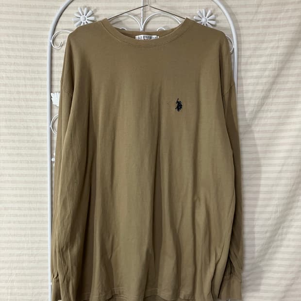 카키 유에스 폴로 긴팔604