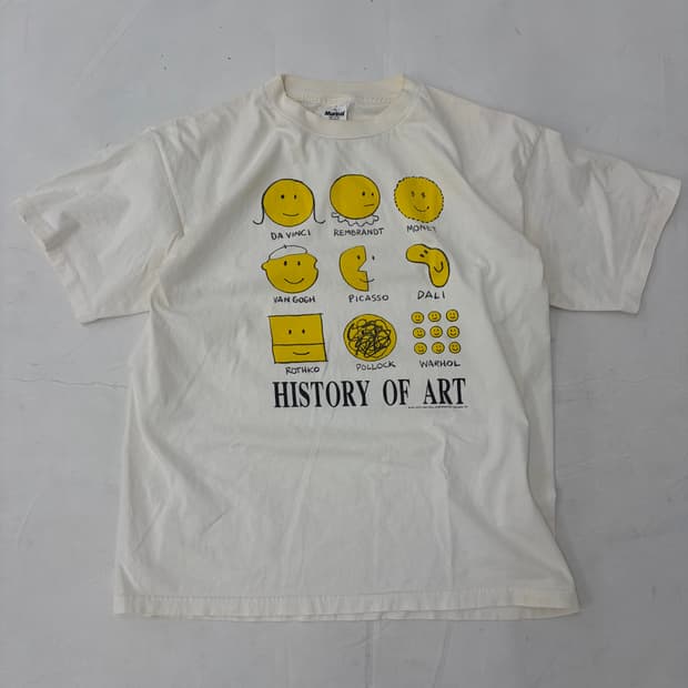 90s History Of Art Tee (white)