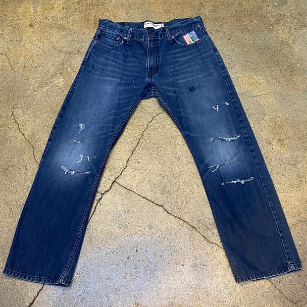 USA 빈티지 리바이스 514 슬림 스트레이트 청바지