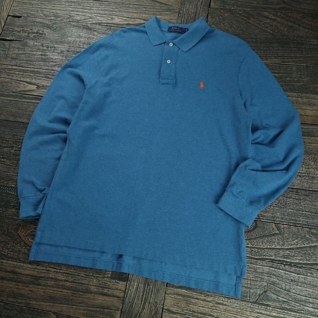 [폴로 랄프로렌] 포니 로고 자수 긴팔 카라티 M18999