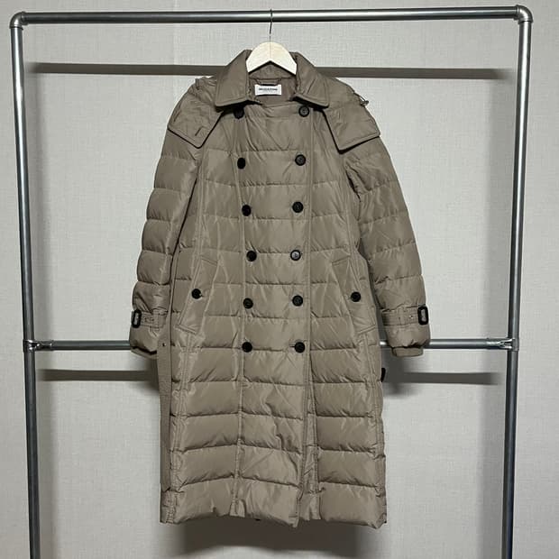 모조에스핀 더블버튼 롱 다운 패딩 S