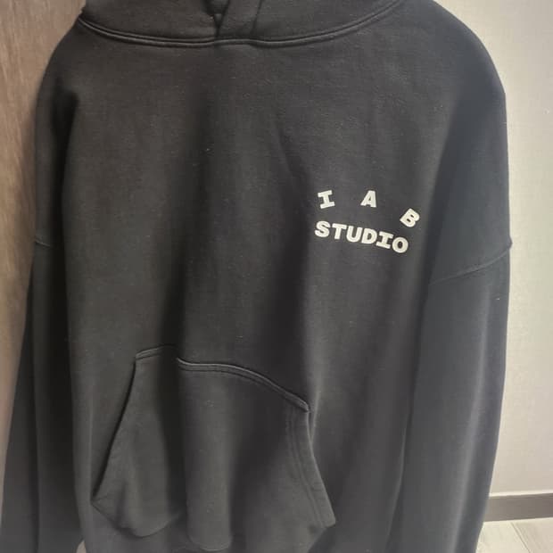 아이앱 스튜디오 후디 블랙 L 사이즈