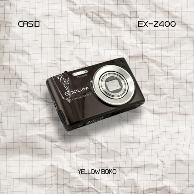 [NEW] CASIO 카시오 엑슬림 EX-Z400 레트로 디지털 카메라
