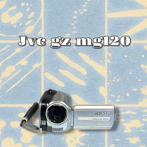 희귀모델 / jvc gz mg120 빈티지 캠코더