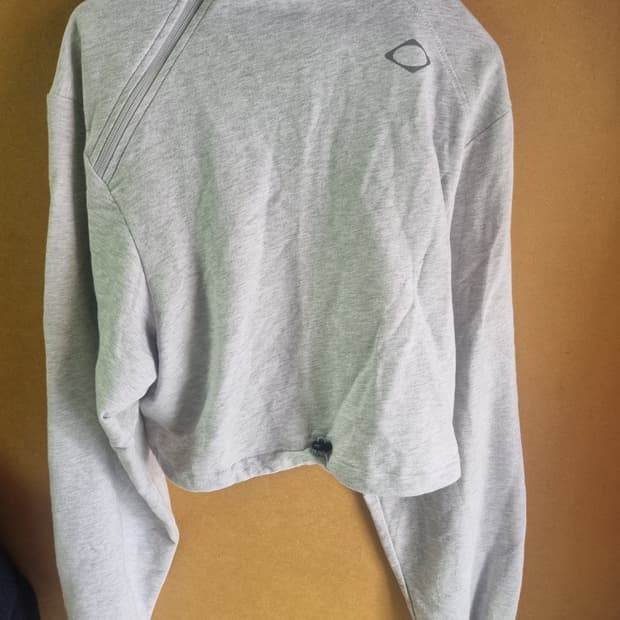 미스치프 여성 크롭 후드티 