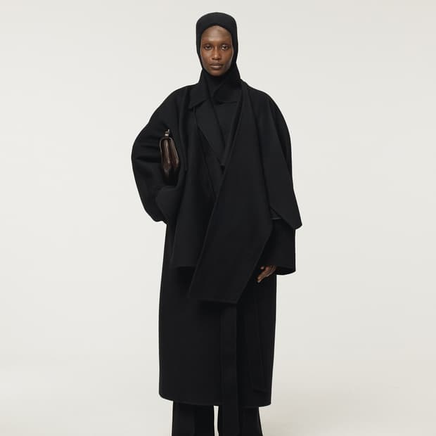 렉토 RECTO 벨티드 클래식 핸드메이드 코트 블랙