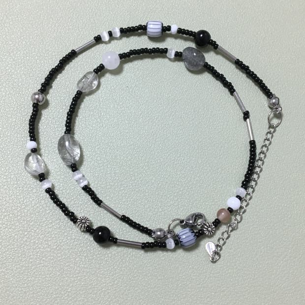 원석 비즈 팔찌 (강추🩶)