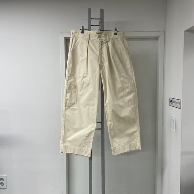 이스크하버서플러스 아이보리 팬츠 -