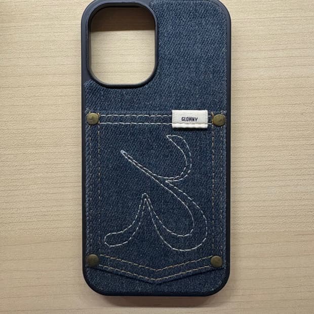 16/ 글로니 glowny g pocket case 데님 포켓 폰케이스