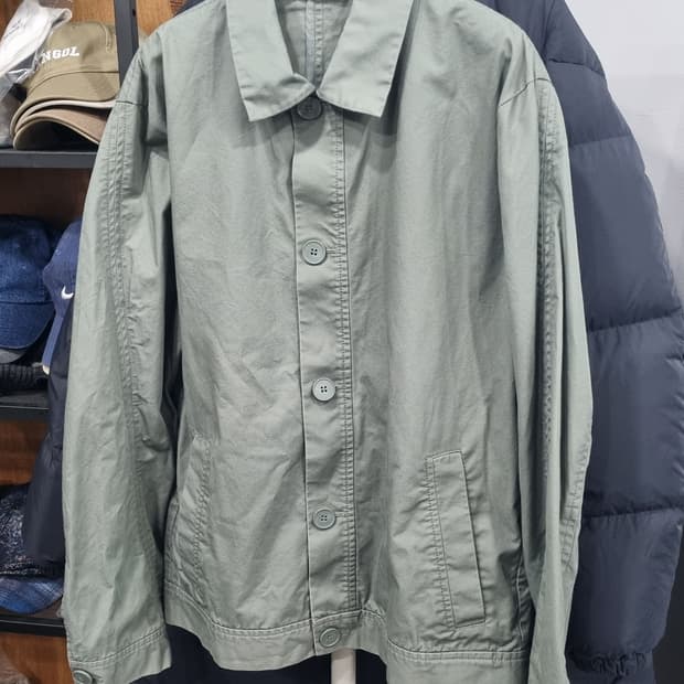 코스 (cos) 암 커브드 카키색 봄자켓 (105)표기m