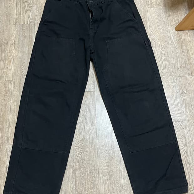 스투시 캔버스 더블니 팬츠