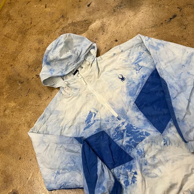 [정품/XL] 스파이더 타이다이 아노락 바람막이 b17