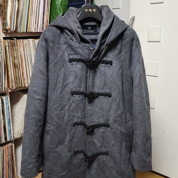 Scotch & Soda 회색 떡볶이 양모 코트 XL