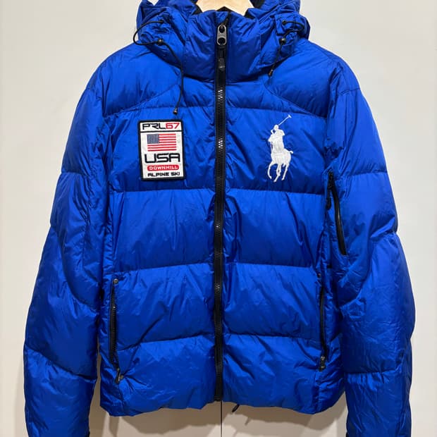 폴로USA성조기 패딩L