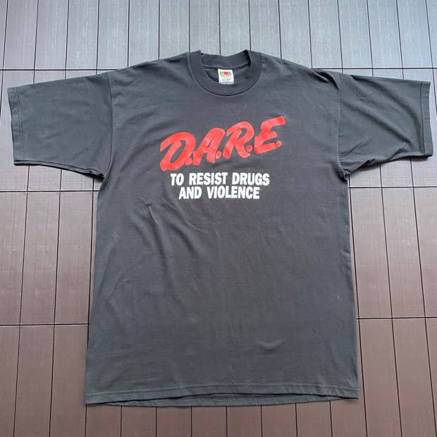(XL) 90s 빈티지 DARE 티셔츠