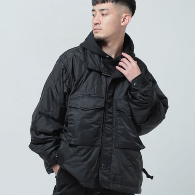 빔즈 M65 M-65 빅실루엣 퀼팅 자켓