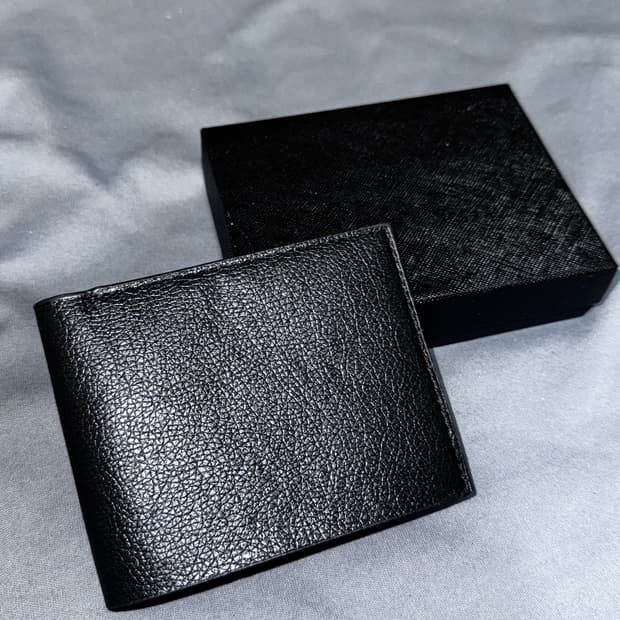 블랙 가죽지갑