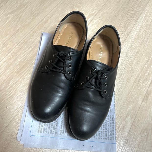 빈티지 통굽 무광 로퍼 (240-245)