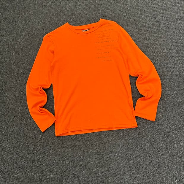 OS)PPFM vintage 펑크 그래픽 롱슬리브