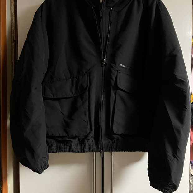 코드그라피 유틸리티 레이어드 후드 MA-1 자켓 (패딩버전)