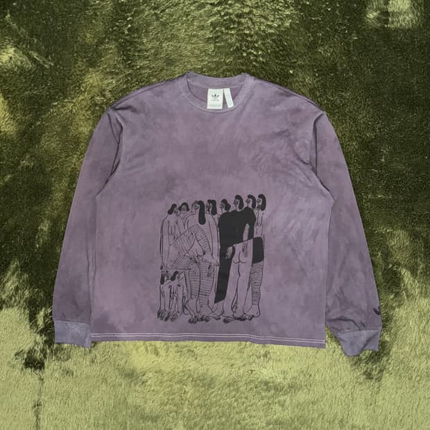 [XL] 아디다스 X 유니티 스케이트보드 20FW 핸드다잉 롱슬리브