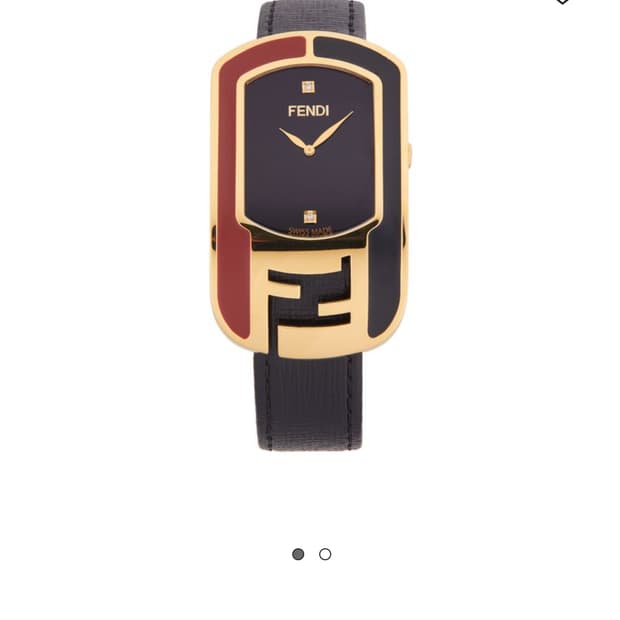 펜디 2P 다이아몬드 남성 시계