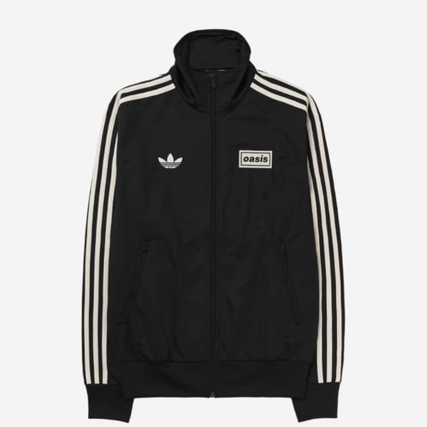 오아시스 아디다스 파이어버드 트랙탑 져지 블랙 L