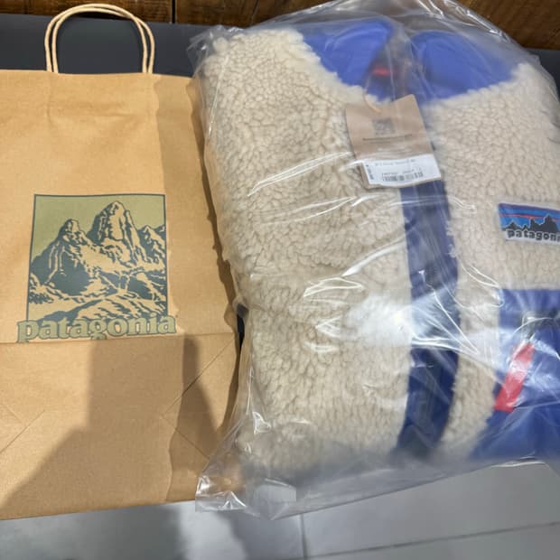 파타고니아 우먼즈 레트로x gd착용 지디 L사이즈