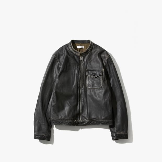 [2] 오토매틱포더피플 메카닉 레더자켓