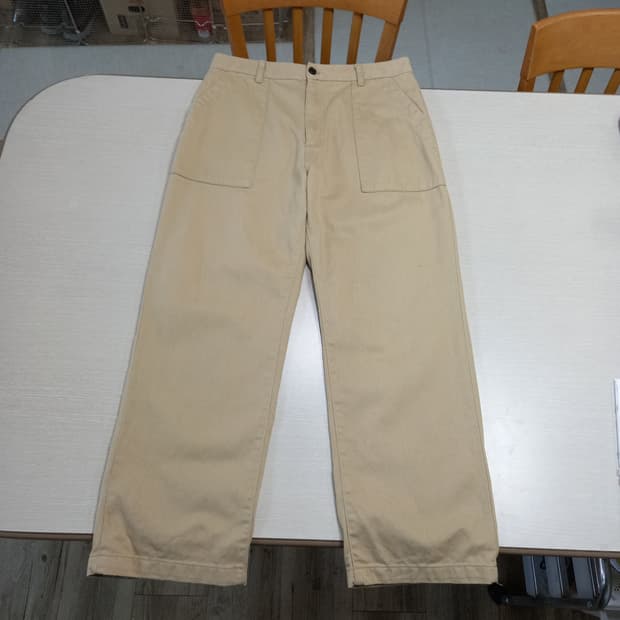 33-34 UNIFORM BRIDGE 퍼티그핏 면바지 베이지 33-459