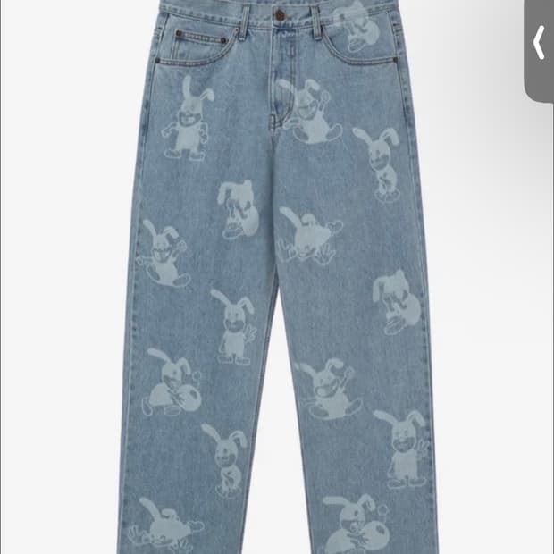 (희귀단종템)시착 새상품 - 토끼 청바지/ 라퍼 RICCI 라이트 