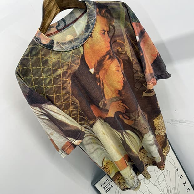 ALL OVER PRINT T-SHIRT (L~XL)