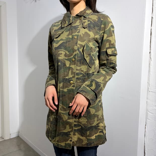 밀리터리 그런지 y2k 카고 코트