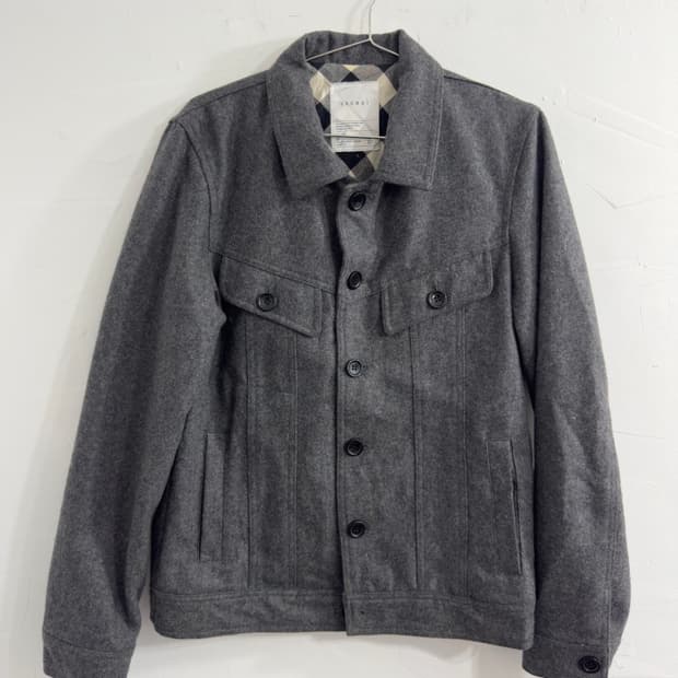 browny casual button jacket