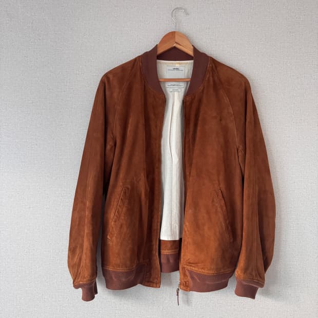 L) 비즈빔 양가죽 스웨이드 자켓