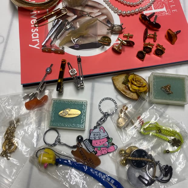 넥타이핀 커프스 등 일괄