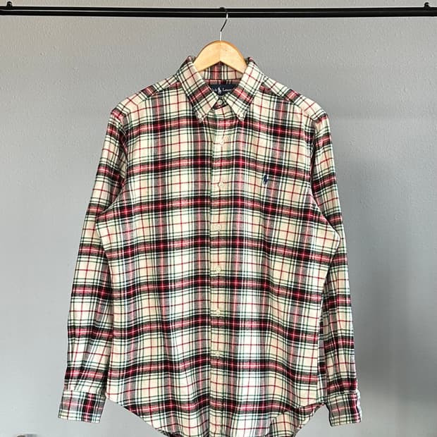 [S-M]폴로 랄프로렌 클래식핏 플란넬 셔츠