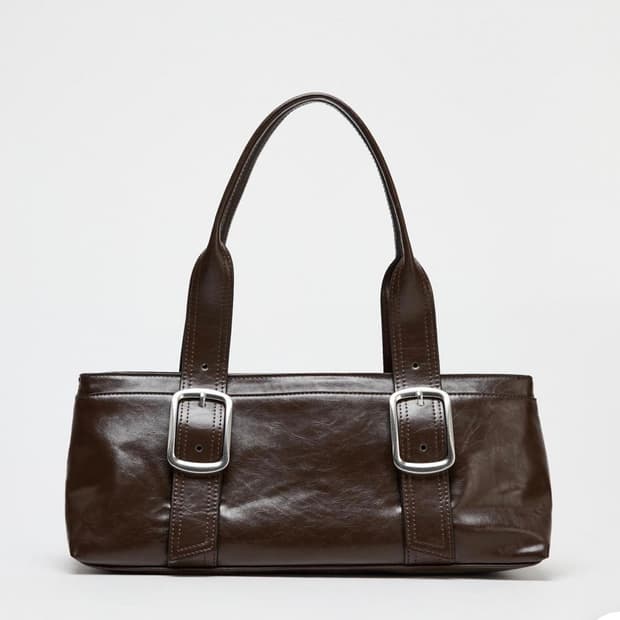 자라 버클 롱 시티백