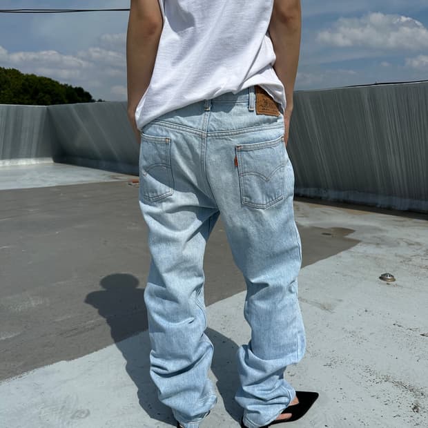 Levi’s 90’s 리바이스 629 오렌지탭 데님팬츠(W33 L36)