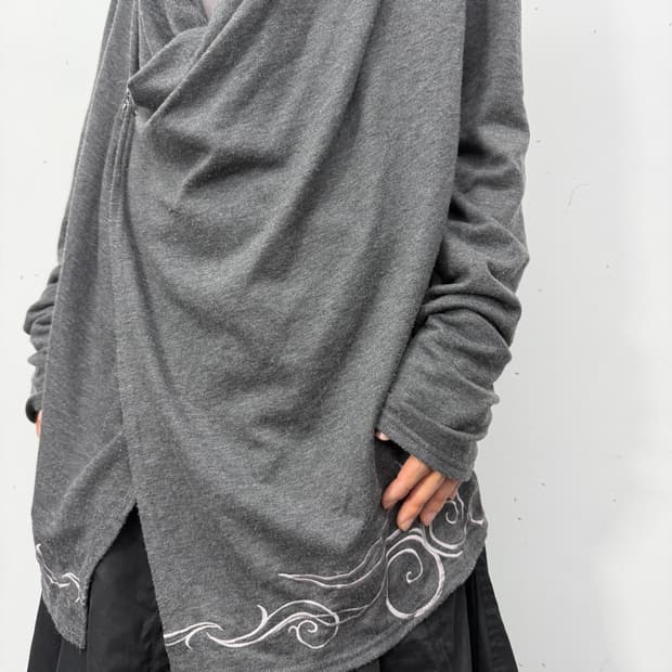 Tornado Mart drape cardigan