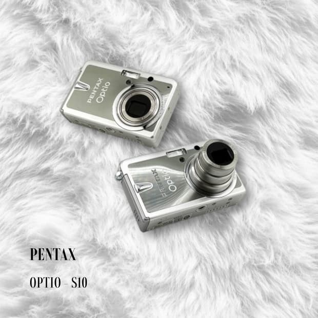 [한글지원] PENTAX 펜탁스 옵티오 S10 레트로 디지털 카메라