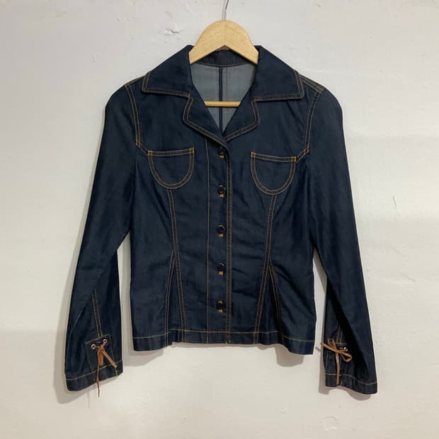 쿠레주 y2k 데님자켓